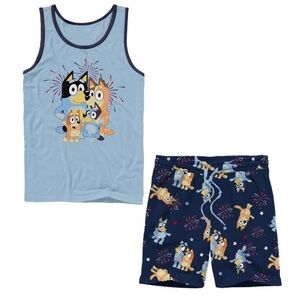 Bluey Men's Tank Top and Shorts Set